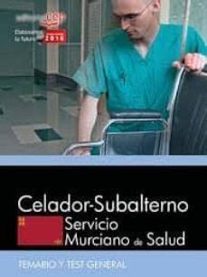 temario celador murcia|Celador/Subalterno del Servicio Murciano de Salud. Temario。